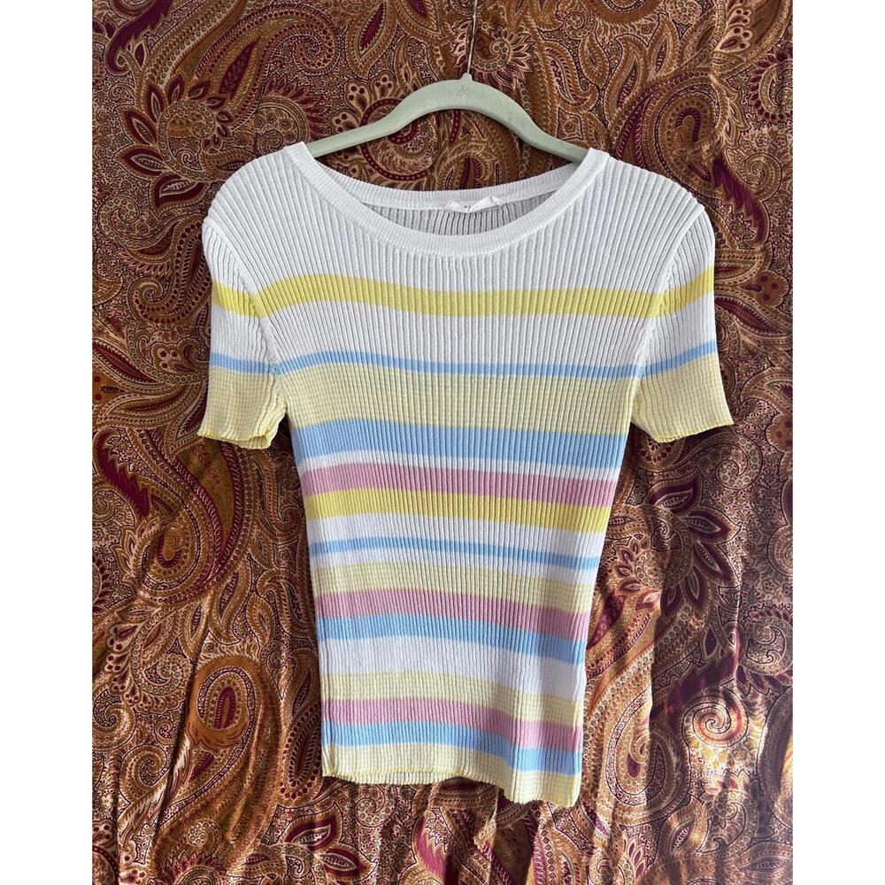 Spring Stretchy Fitted Top M